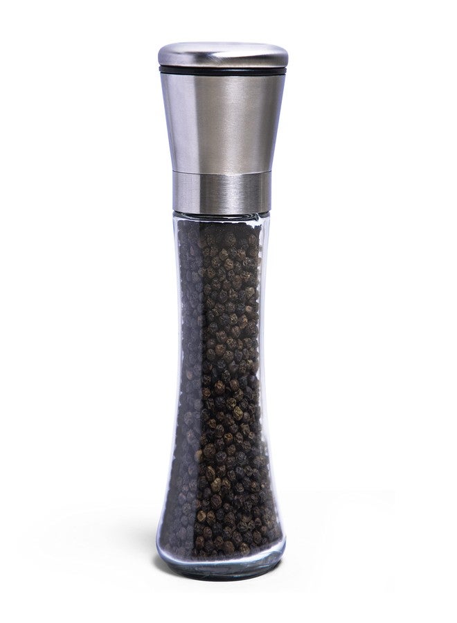 Catron Adjustable Coarseness, Ceramic Sea Pepper Mills,Pepper Grinder or Salt Shaker Pack- 1 for Professional Chef Spice Mill Stainless Steel Adjustable,Steel and Pepper Grinder (CT-65-RON) - Image 1